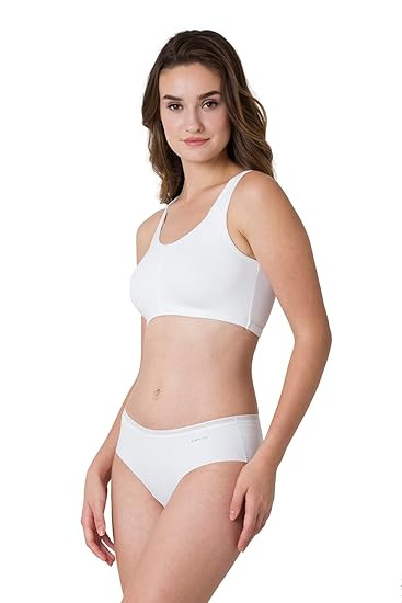 Van Heusen Women’s Cotton Wireless Bra – Non-Padded, Full Comfort with Anti-Slip Straps